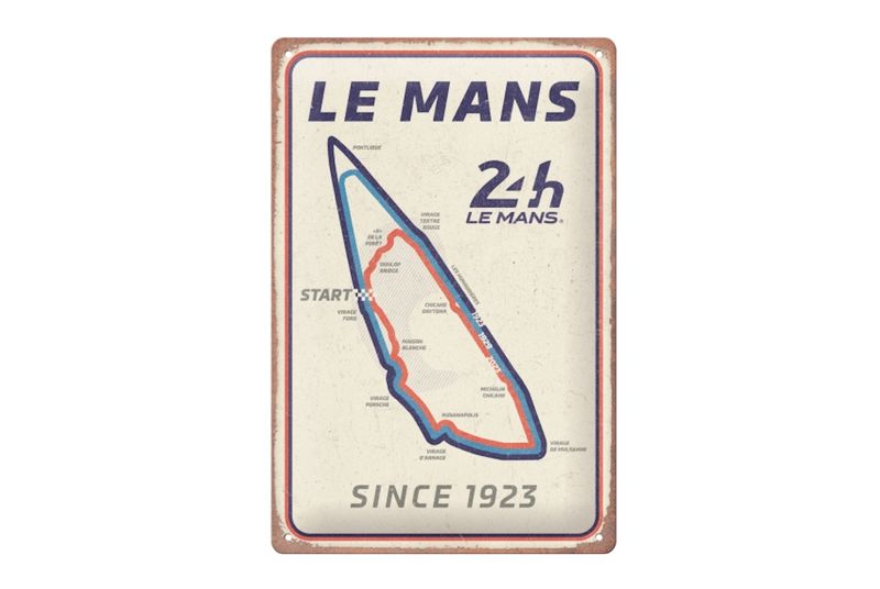 Blechschild LeMans